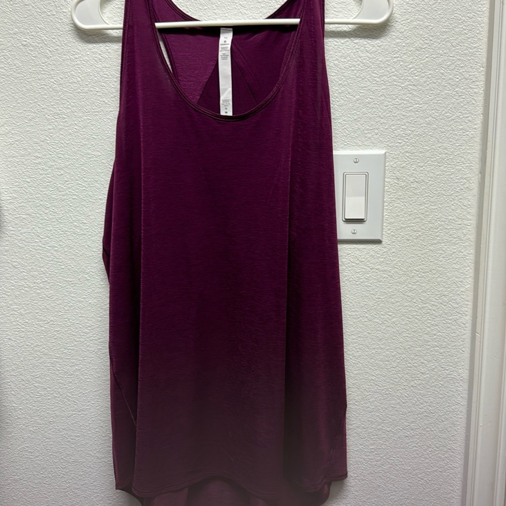 Lululemon Essential Tank - Size 12 Dark Plum